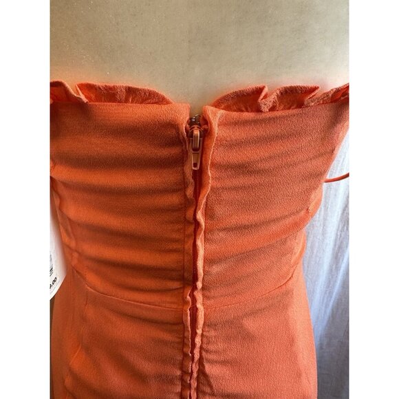 NWT Gianni Bini Dress Mango Orange Sz Small Adjustable Straps‎ Dillard’s - Picture 6 of 10